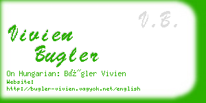 vivien bugler business card